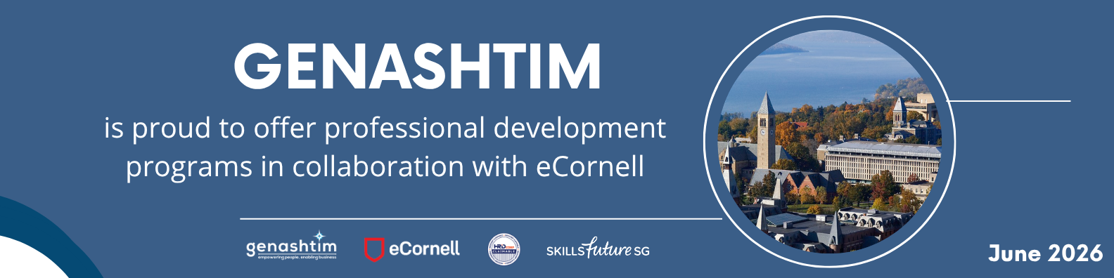 is proud to offer professional development programs in collaboration with eCornell