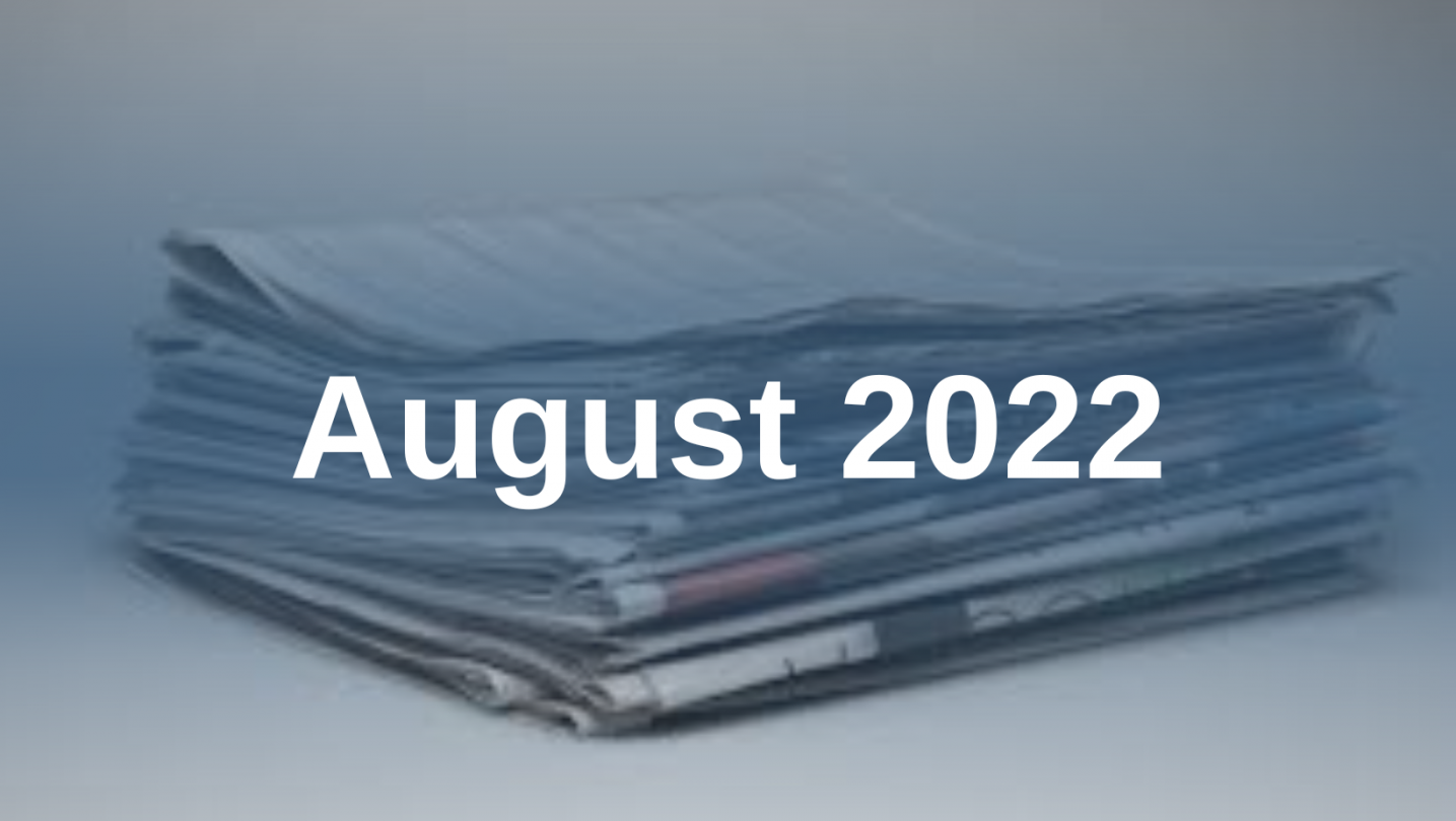 Newsletter Genashtim Ecornell August 2022