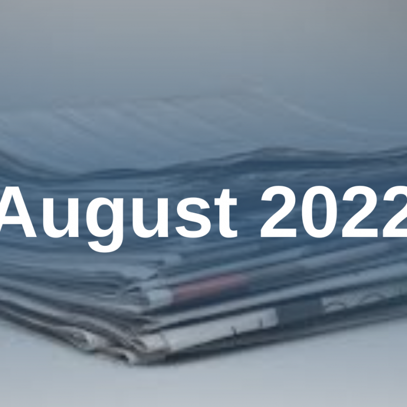 Newsletter Genashtim Ecornell August 2022